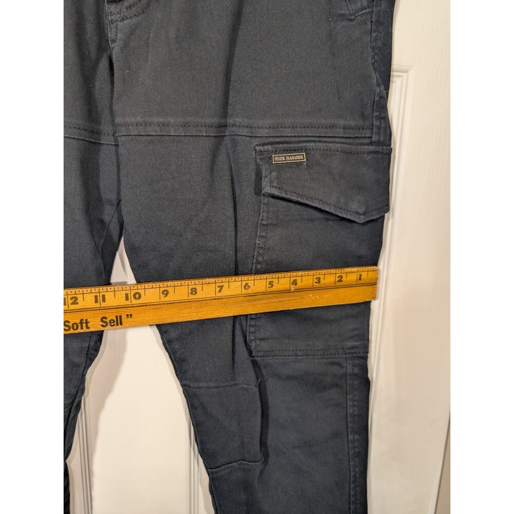 Nick Danger Pants Mens 36x30 Black Cargo Relaxed Fit Utility - Picture 8 of 16